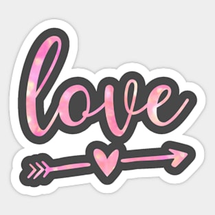 Love Arrow Gift Love Gift Idea Sticker